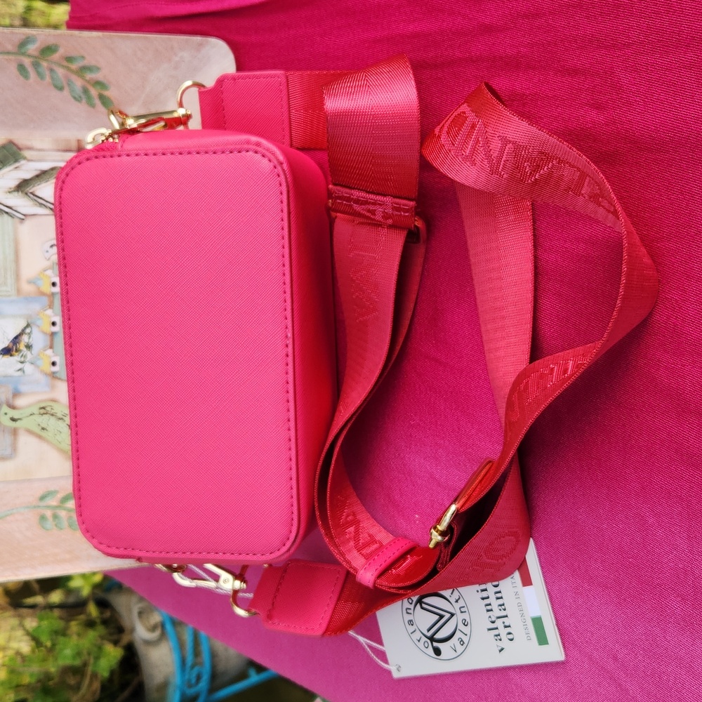 Pink Valentino Orlandi Crossbody Made In Italy - Picture 7 of 12